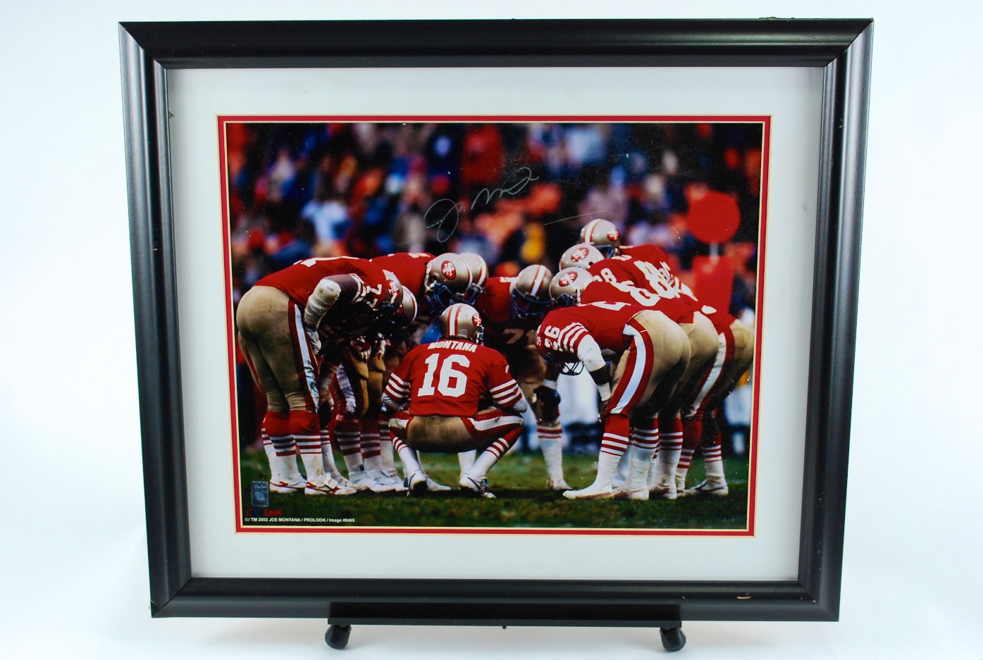 Lot Detail Joe Montana Framed And Autographed Lithograph